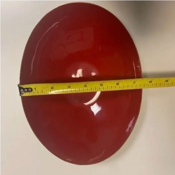 ❤️ Sézane Tracie Bowl rouge wine red gold - Picture 8 of 8